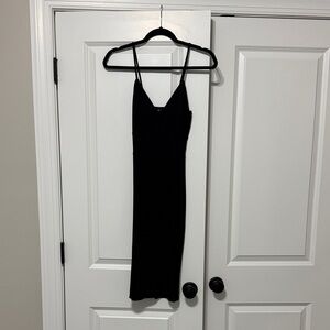Chic Black Midi Dress